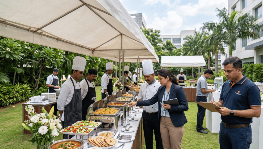 Outdoor Catering in Bangalore: What Companies and Event Planners Should Check Before Booking